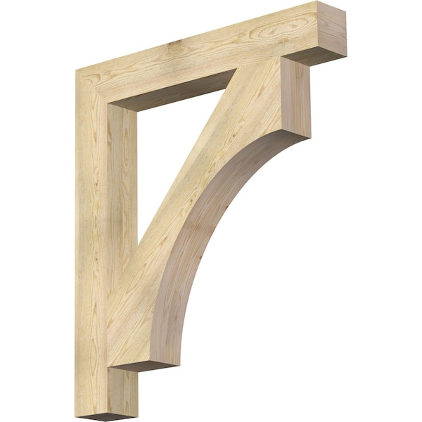 Ekena Millwork Westlake Block Rough Sawn Bracket, Douglas Fir, 6"W x 42"D x 48"H BKT06X42X48WTL05RDF - main